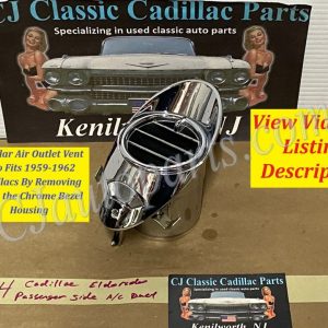 OEM 1963 1964 Cadillac Deville Eldorado Fleetwood RIGHT A/C AIR CONDITIONING HEATER DASH VENT DUCT #3512893/#1479589